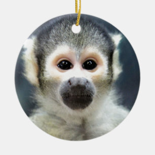 Ornamento De Cerâmica Macaco de aranha adorável