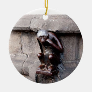 Ornamento De Cerâmica Macaco de Mons