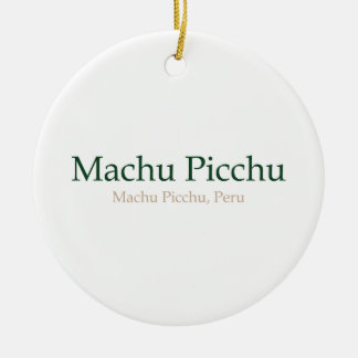 Ornamento De Cerâmica Machu Picchu, PeruMachu Picchu