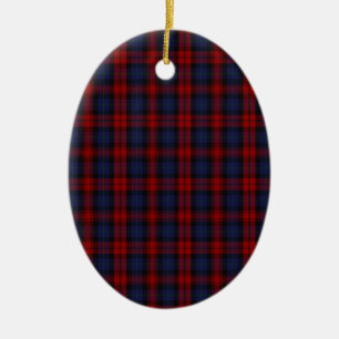 Ornamento De Cerâmica MacLachlan/Tartan clã de McLaughlin