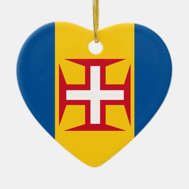 Ornamento De Cerâmica Madeira (Frente)