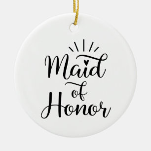 Ornamento De Cerâmica Madrinha de casamento