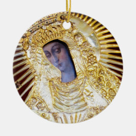 Ornamento De Cerâmica Mãe de Misericórdia