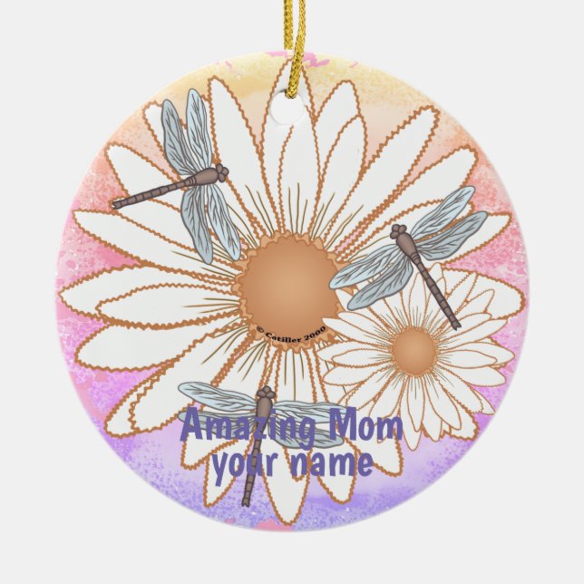 Ornamento De Cerâmica Mãe incrível (Frente)