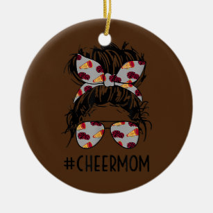 Ornamento De Cerâmica Mãe Mãe Mãe Mãe, Parentes Dando Cheerhead Mãe