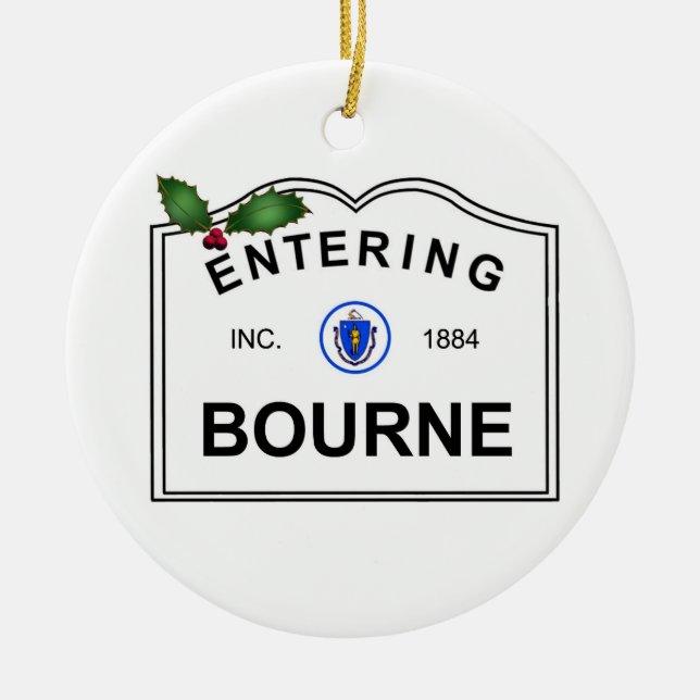 Ornamento De Cerâmica MÃES de Bourne (Frente)