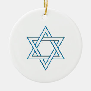 Ornamento De Cerâmica Magen David