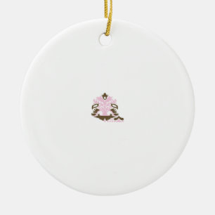 Ornamento De Cerâmica Magenta-Vermelho, Laranja Amarelo