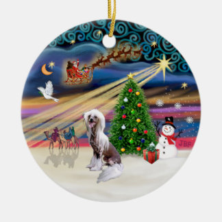 Ornamento De Cerâmica Magia de Natal - Crista Chinesa