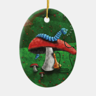 Ornamento De Cerâmica Magic Mushroom