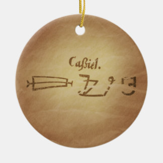 Ornamento De Cerâmica Magic Seal Angel Cassiel Protection Magic Charms