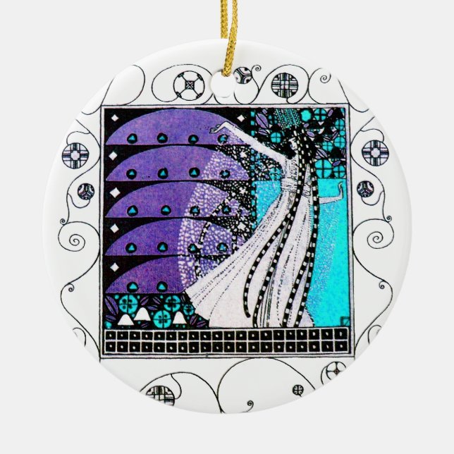 ORNAMENTO DE CERÂMICA MÁGICA DO PRIMAVERA (Frente)