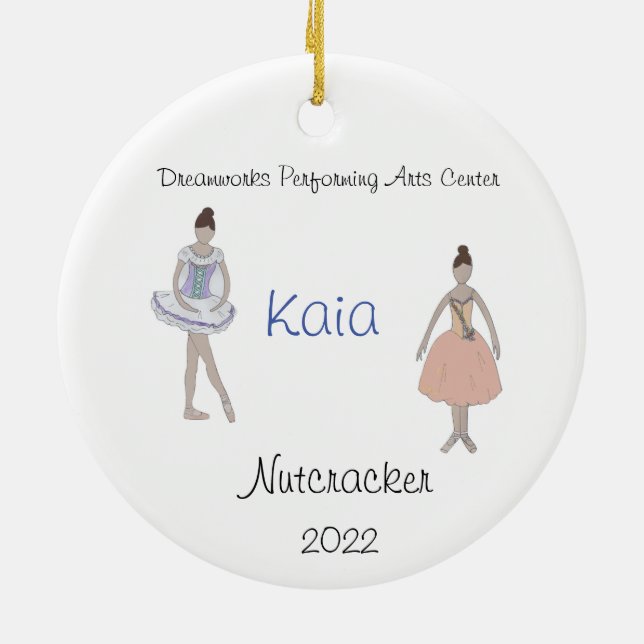 Ornamento De Cerâmica Maid/Flor Personalizado/Fraqueador-Tubo Marzipan (Traseira)