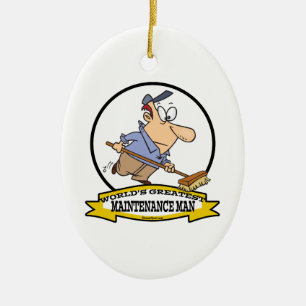 ORNAMENTO DE CERÂMICA MAIOR CARTÃO DE MANUTENÇÃO MUNDIAL