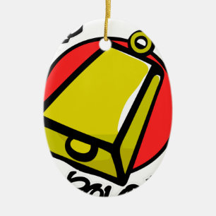 Ornamento De Cerâmica Mais Cowbell