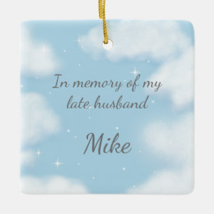 Ornamento De Cerâmica "Mais Tarde Que Nunca" Morbid Humor Widow Personal