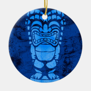 Ornamento De Cerâmica Makapuu Beach Hawaiian Rindo Tiki Batik