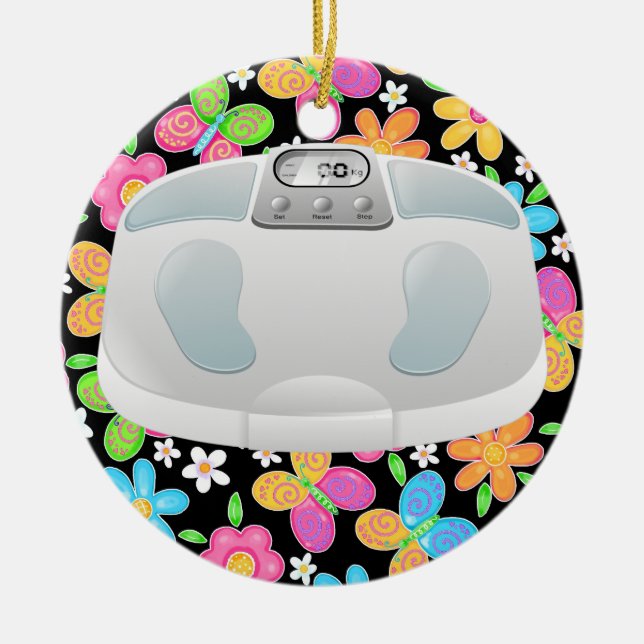 Ornamento De Cerâmica Malhação! Dieta! Exercício! Decoração (Frente)