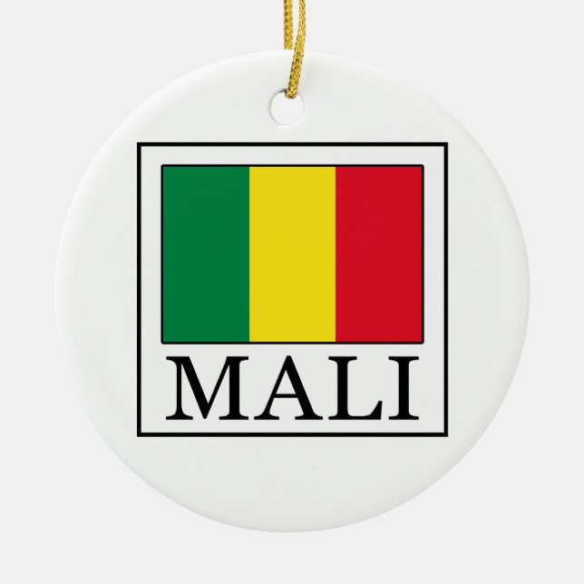Ornamento De Cerâmica Mali (Frente)