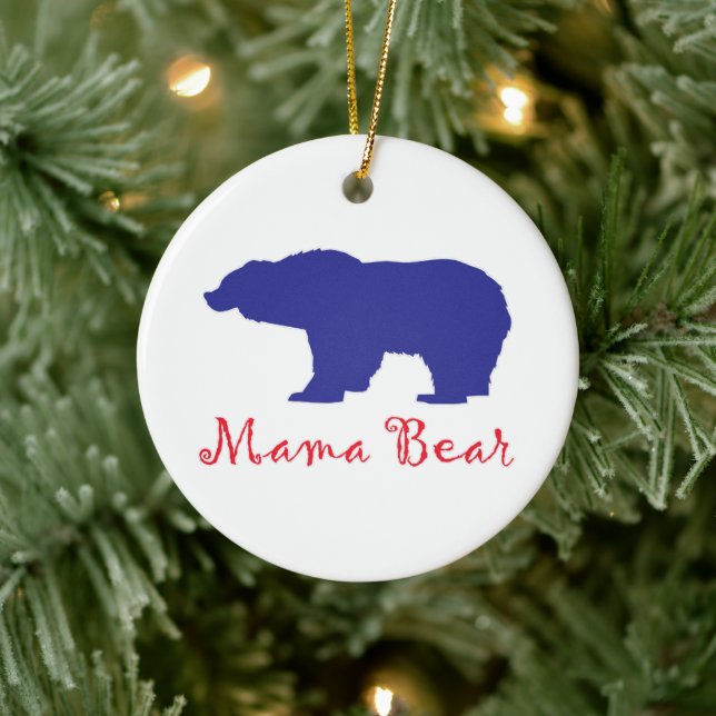 Ornamento De Cerâmica Mama Bear (Árvore)