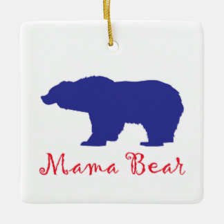 Ornamento De Cerâmica Mama Bears