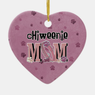 Ornamento De Cerâmica MAMÃ de ChiWeenie