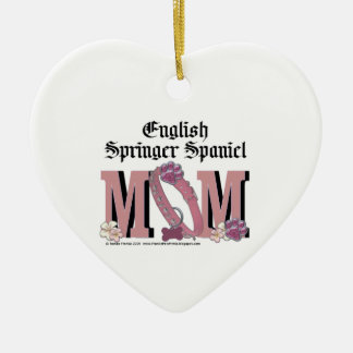 Ornamento De Cerâmica MAMÃ do Spaniel de Springer inglês