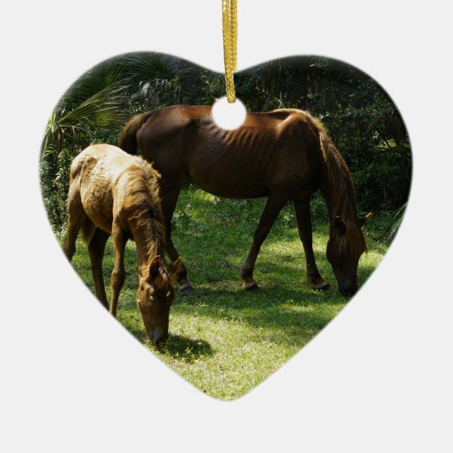 Ornamento De Cerâmica Mama e bebê (Frente)