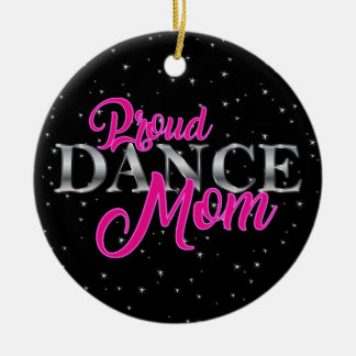 Ornamento De Cerâmica Mamã orgulhosa personalizada da dança