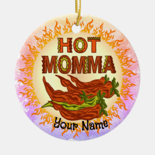 Ornamento De Cerâmica Mamãe Quente