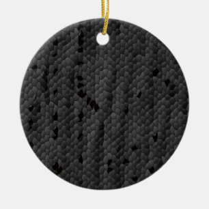 Ornamento De Cerâmica Mamba Preto ilustrado,Impressões de Arte,