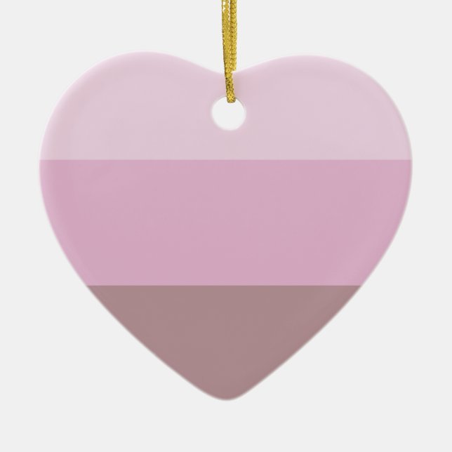 Ornamento De Cerâmica Mambre-riscada-rosa-púrpura (Frente)