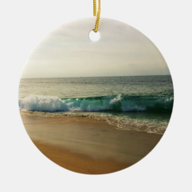 Ornamento De Cerâmica Manhã no Wedge, CA (Frente)