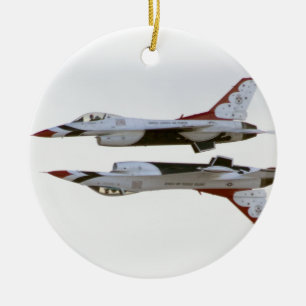 Ornamento De Cerâmica Manobra dos Thunderbirds - Espelho