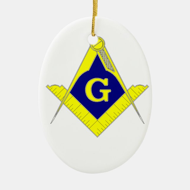 Ornamento De Cerâmica Mansonic (Frente)