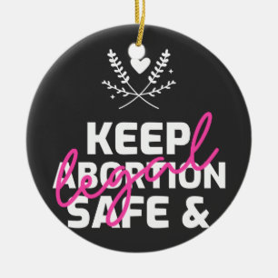 Ornamento De Cerâmica Manter O Aborto Seguro E Legal