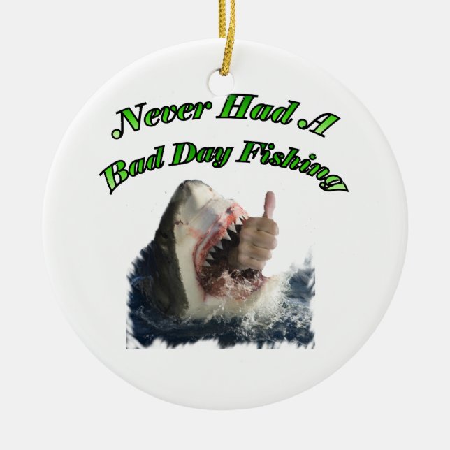 Ornamento De Cerâmica Mão de tubarão (Frente)