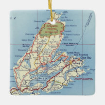 Mapa de 50 da Ilha de Cape Breton