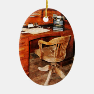 Ornamento De Cerâmica Máquina de Calcular