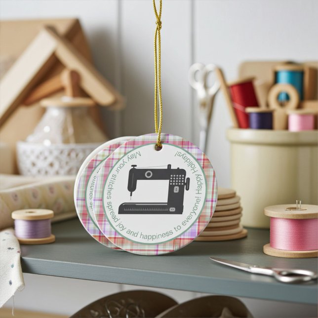 Ornamento De Cerâmica Máquinas de costura para filtros e coletores, Xadr (Criador carregado)