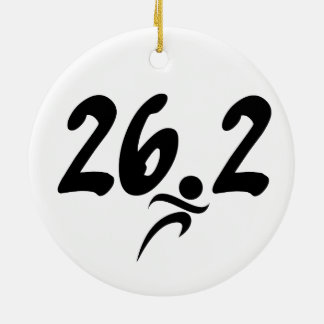 Ornamento De Cerâmica Maratona 26.2