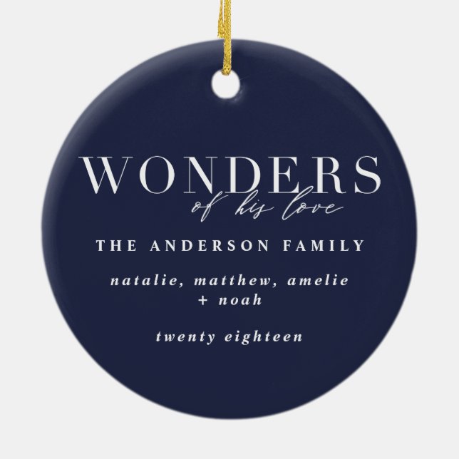 Ornamento De Cerâmica Maravilhas da sua amada xadrez de Natal religioso (Traseira)