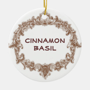 Ornamento De Cerâmica Marcador verde do jardim