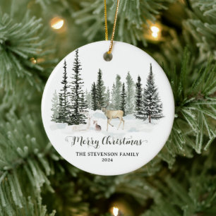 Ornamento De Cerâmica Marcha de Natal Personalizada