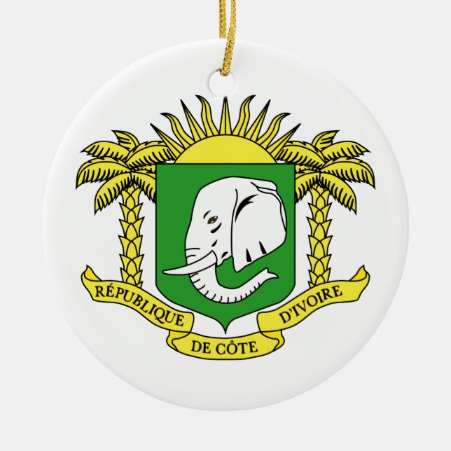 Ornamento De Cerâmica Marfim+Estrela da costa (Frente)