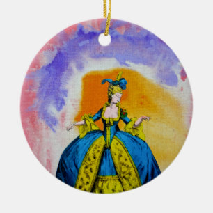 Ornamento De Cerâmica Marie Antoinette por Michael Moffa