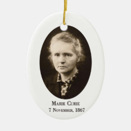 Ornamento De Cerâmica Marie Curie