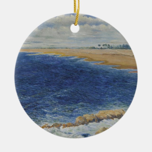 Ornamento De Cerâmica Marina - Joaquín Clausell (Frente)