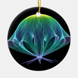 Ornamento De Cerâmica Marisco Fractal