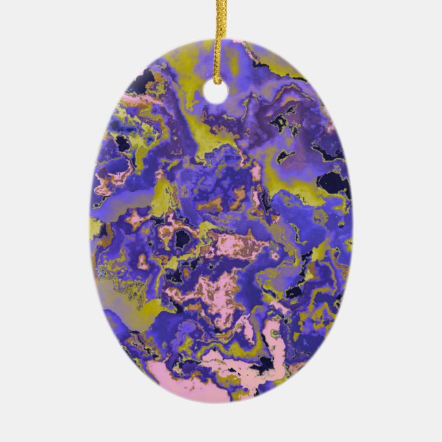 Ornamento De Cerâmica Mármore Radioativo (Frente)